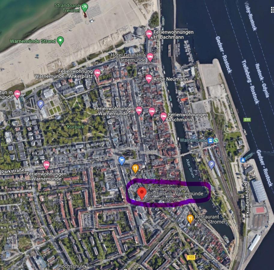 Meeresbriese Warnemuende Rostock Esterno foto
